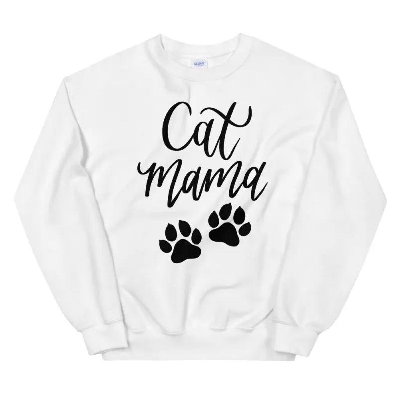 Cat Mama Sweatshirt sold by Detailed Threads Boutique