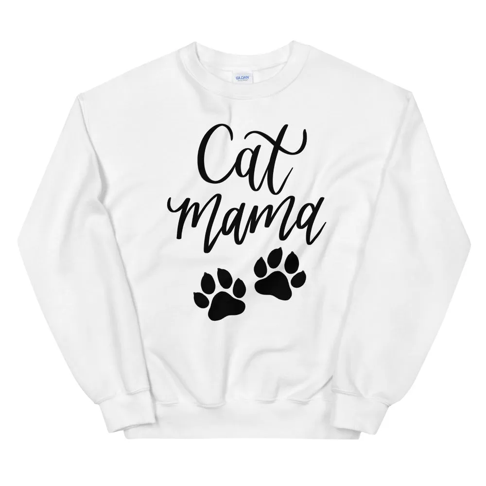 Cat Mama Sweatshirt sold by Detailed Threads Boutique