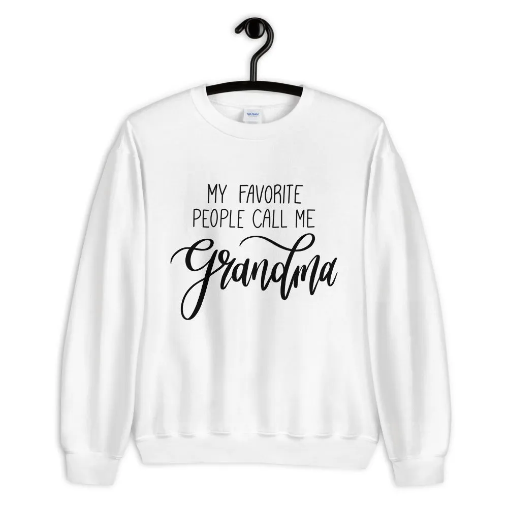 My Favorite People Call Me Grandma Sweatshirt sold by Detailed Threads Boutique product image thumbnail 2
