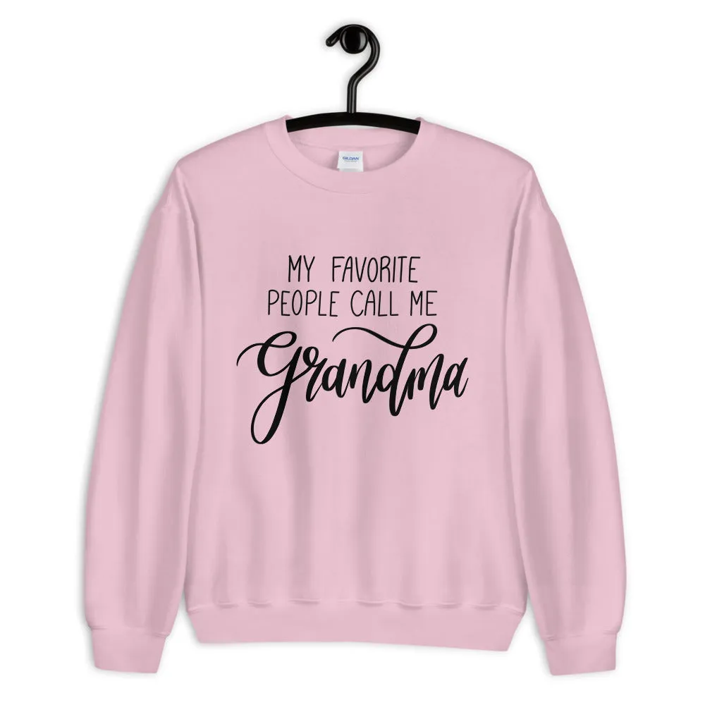 My Favorite People Call Me Grandma Sweatshirt sold by Detailed Threads Boutique product image thumbnail 4