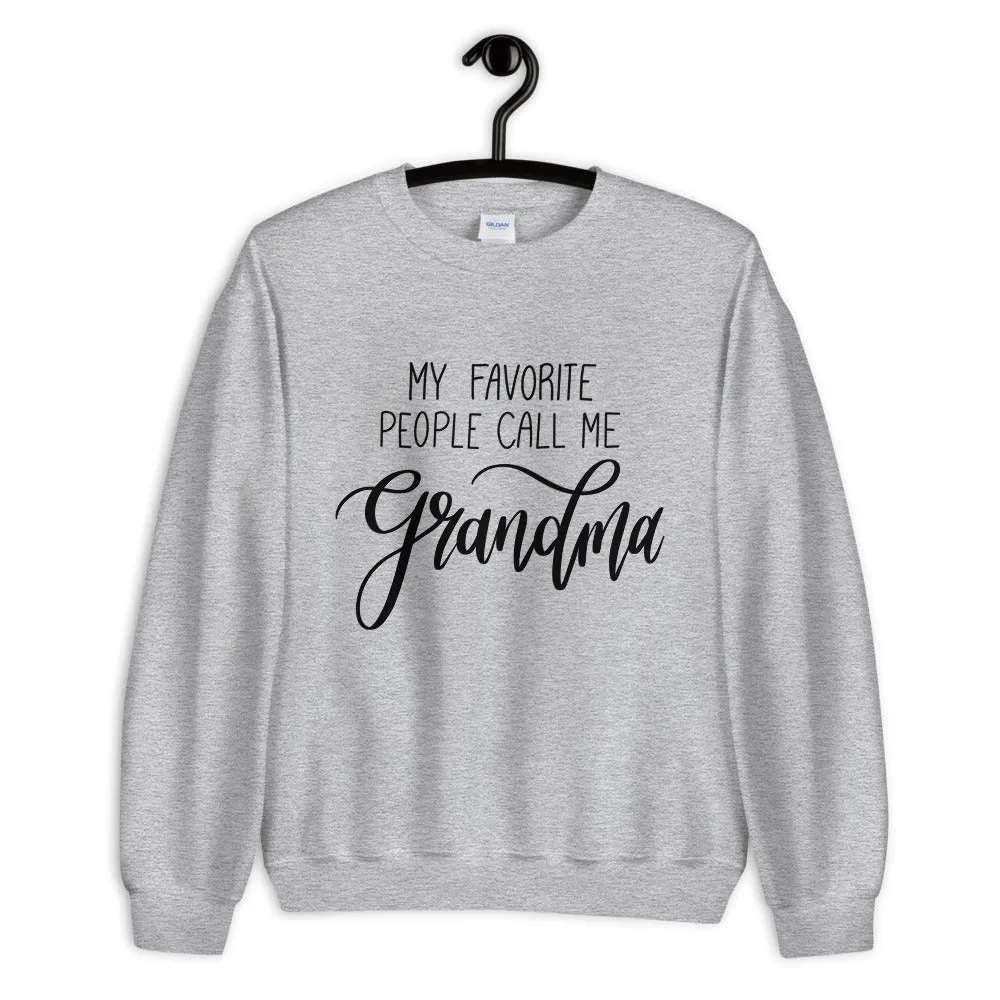 My Favorite People Call Me Grandma Sweatshirt sold by Detailed Threads Boutique product image thumbnail 3