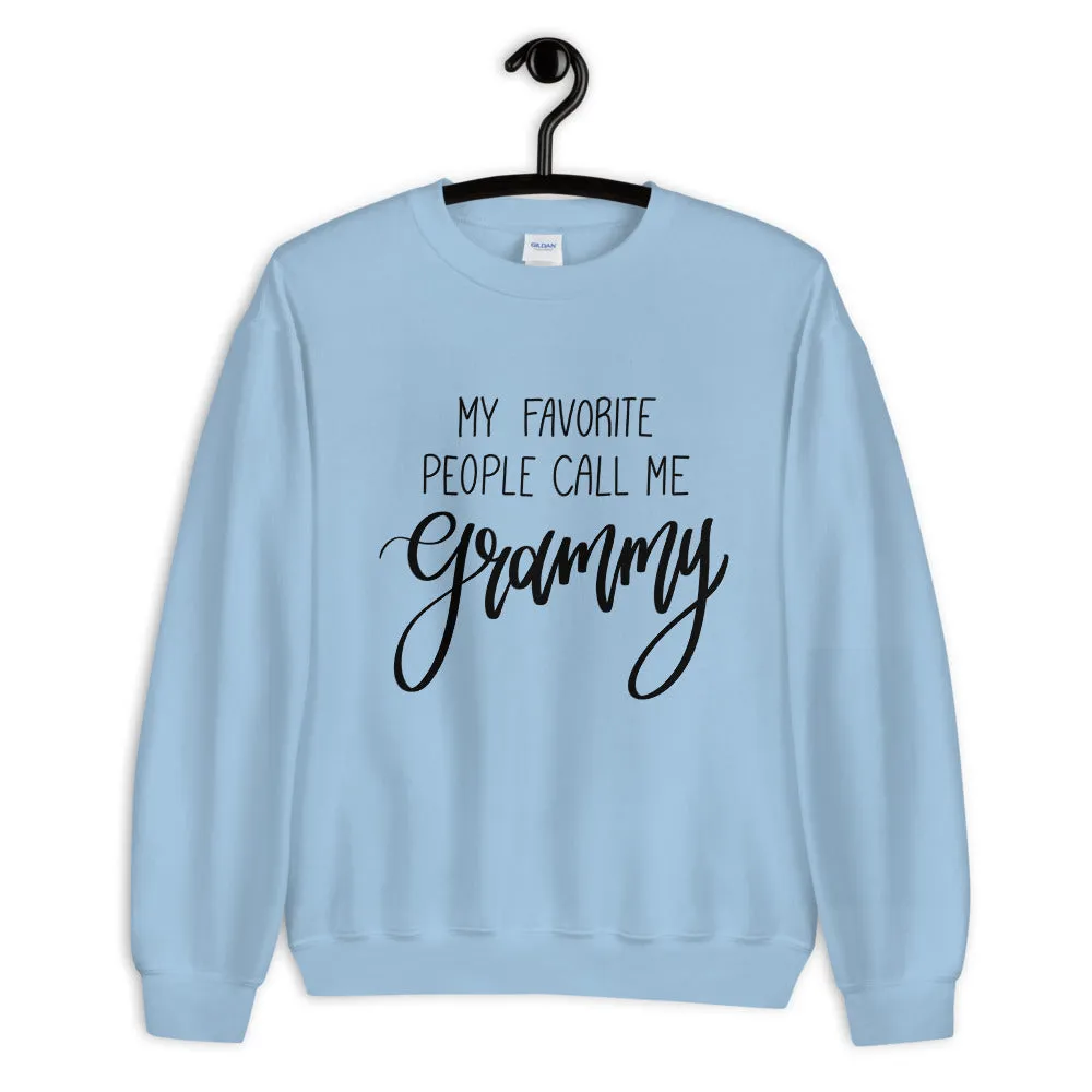 My Favorite People Call Me Grammy Sweatshirt sold by Detailed Threads Boutique product image thumbnail 4