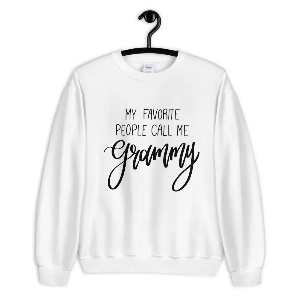 My Favorite People Call Me Grammy Sweatshirt sold by Detailed Threads Boutique product image thumbnail 2