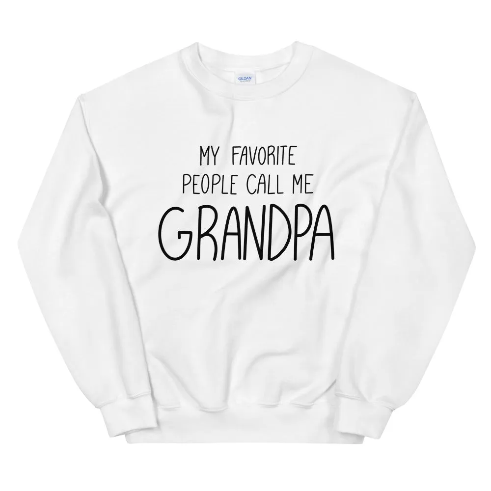 My Favorite People Call Me Grandpa Sweatshirt sold by Detailed Threads Boutique product image thumbnail 2