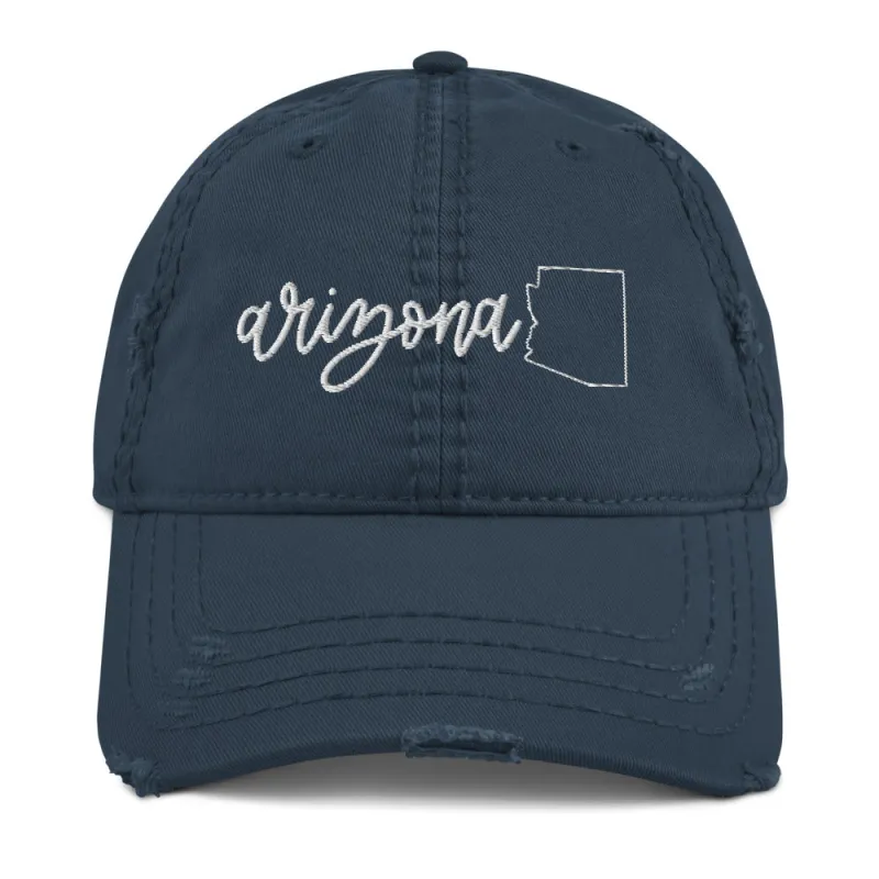 Arizona Distressed Hat sold by Detailed Threads Boutique
