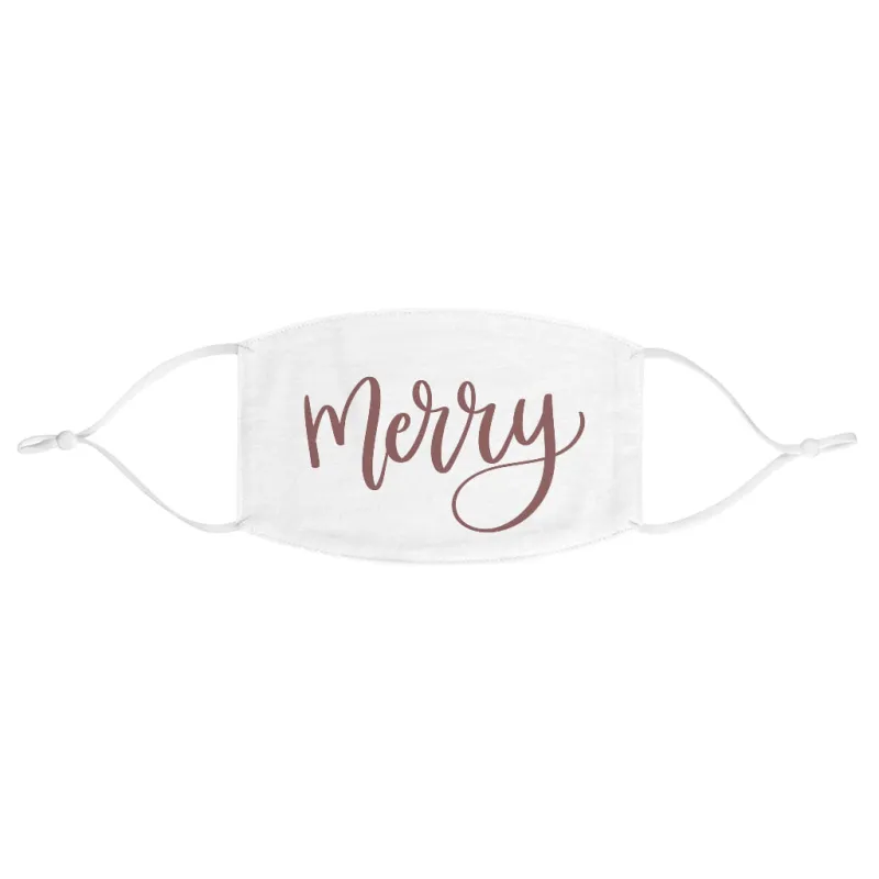 Merry Fabric Face Mask sold by Detailed Threads Boutique