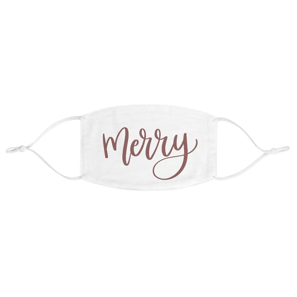 Merry Fabric Face Mask sold by Detailed Threads Boutique