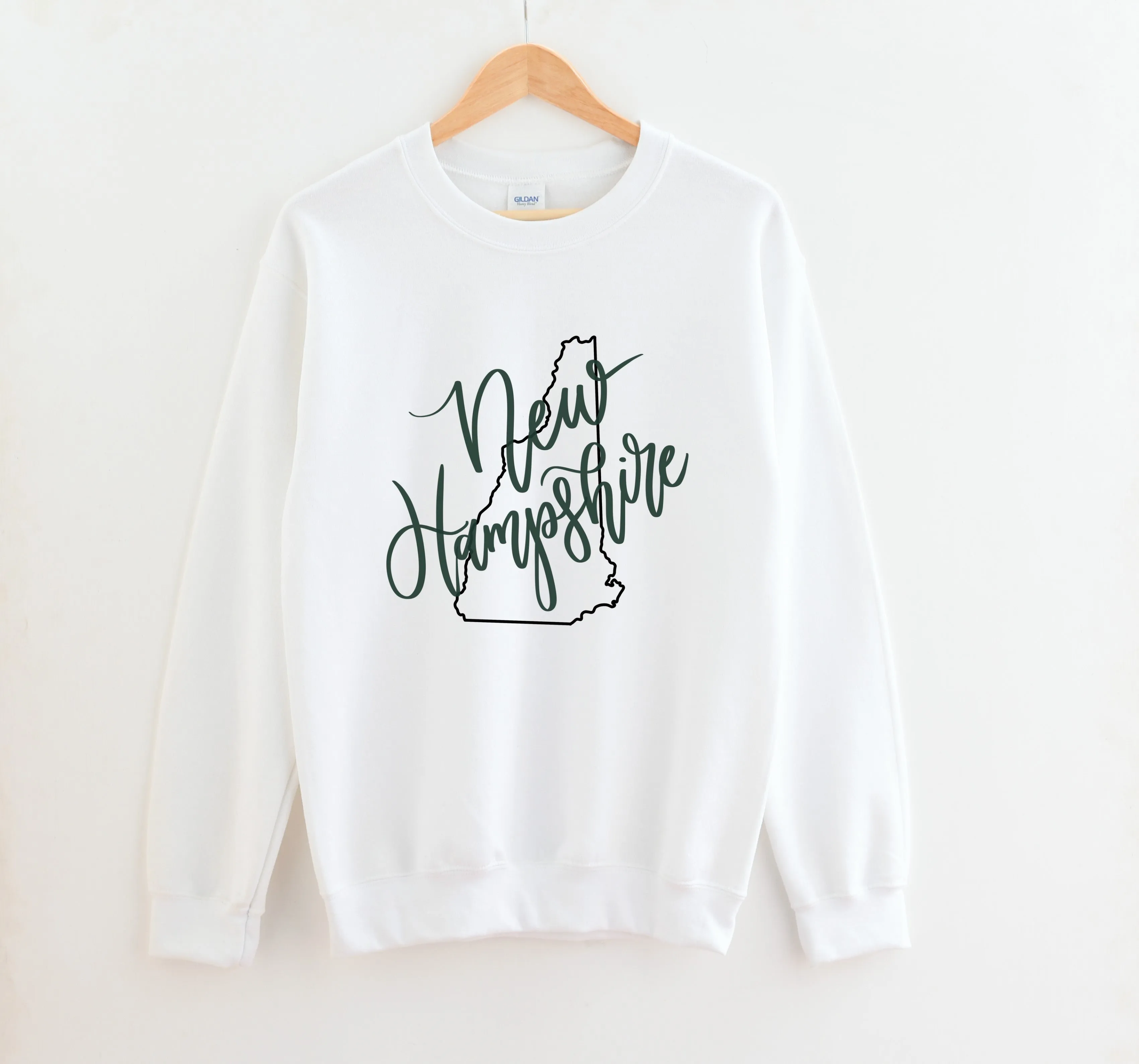 New Hampshire Crewneck Sweatshirt sold by Detailed Threads Boutique product image thumbnail 2