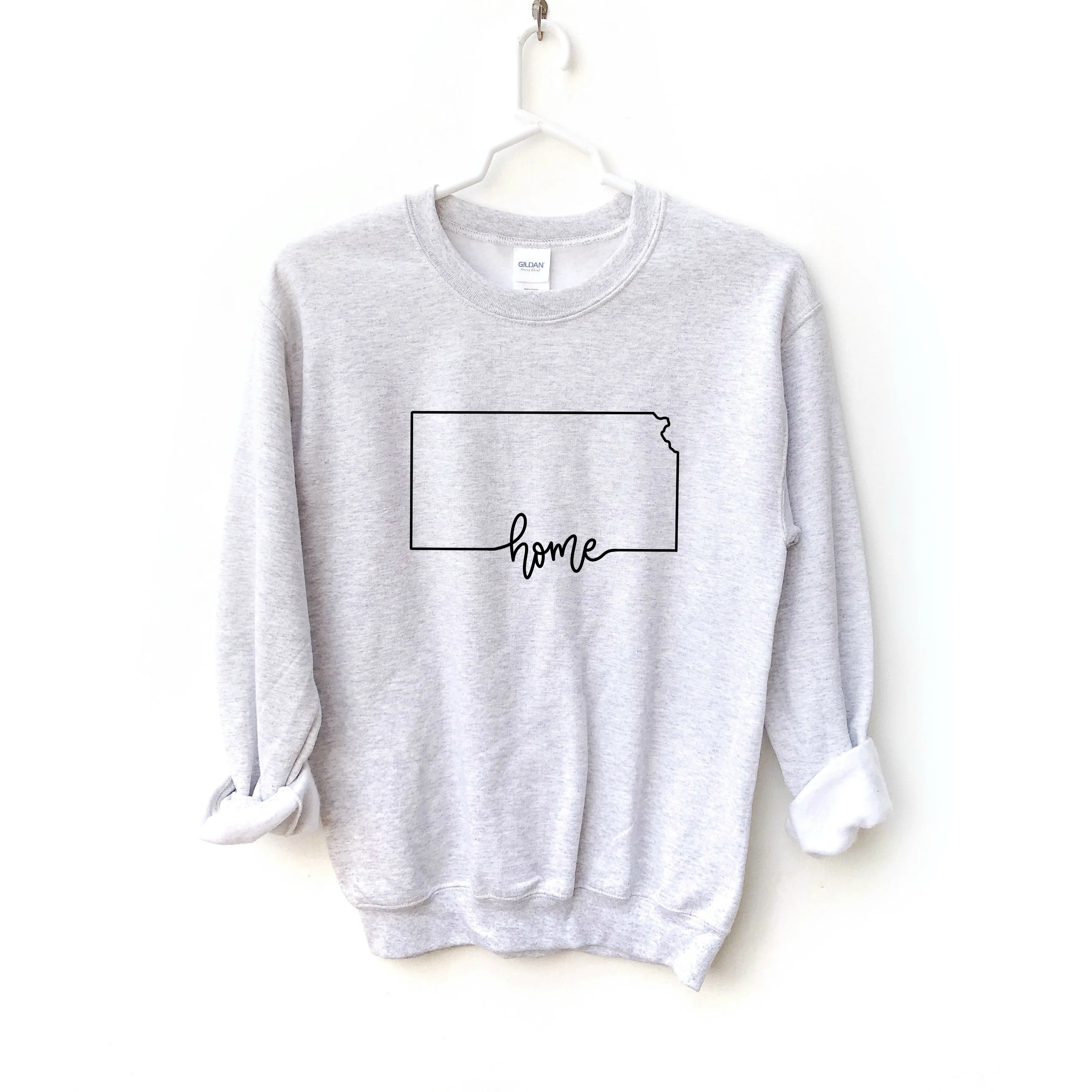 Kansas Home Crewneck Sweatshirt sold by Detailed Threads Boutique