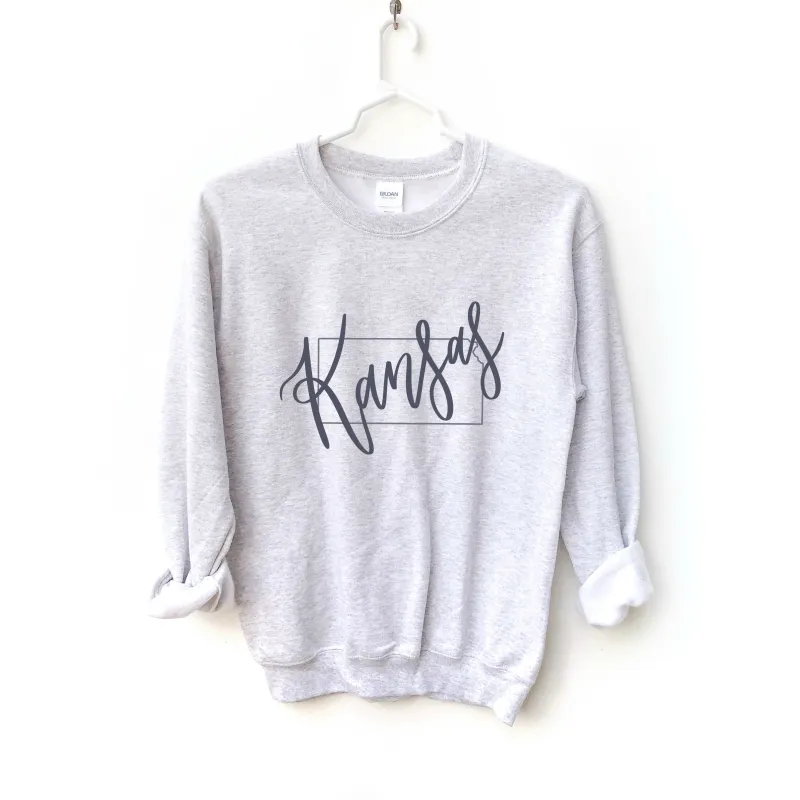 Kansas Crewneck Sweatshirt sold by Detailed Threads Boutique
