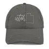 Utah Distressed Hat sold by Detailed Threads Boutique