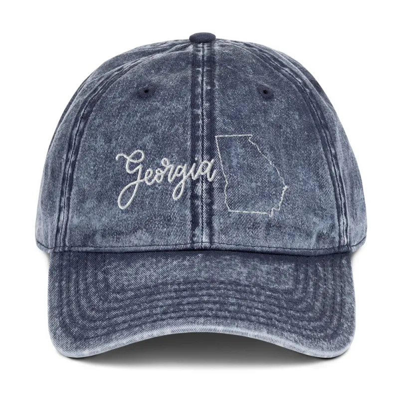 Georgia Denim Cap sold by Detailed Threads Boutique