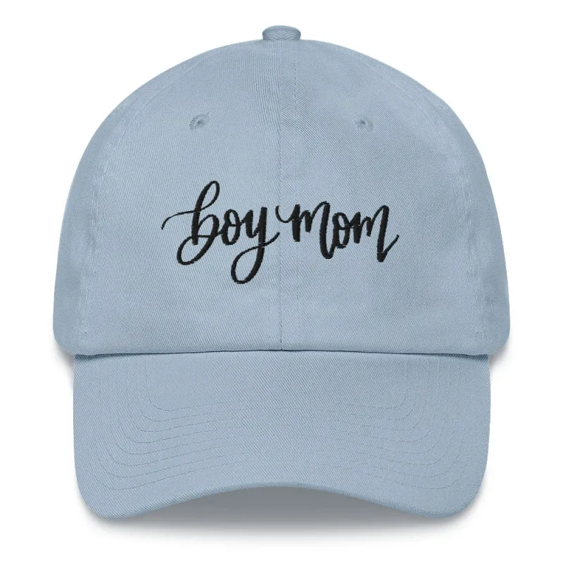 Boy Mom Embroidered Hat sold by Detailed Threads Boutique