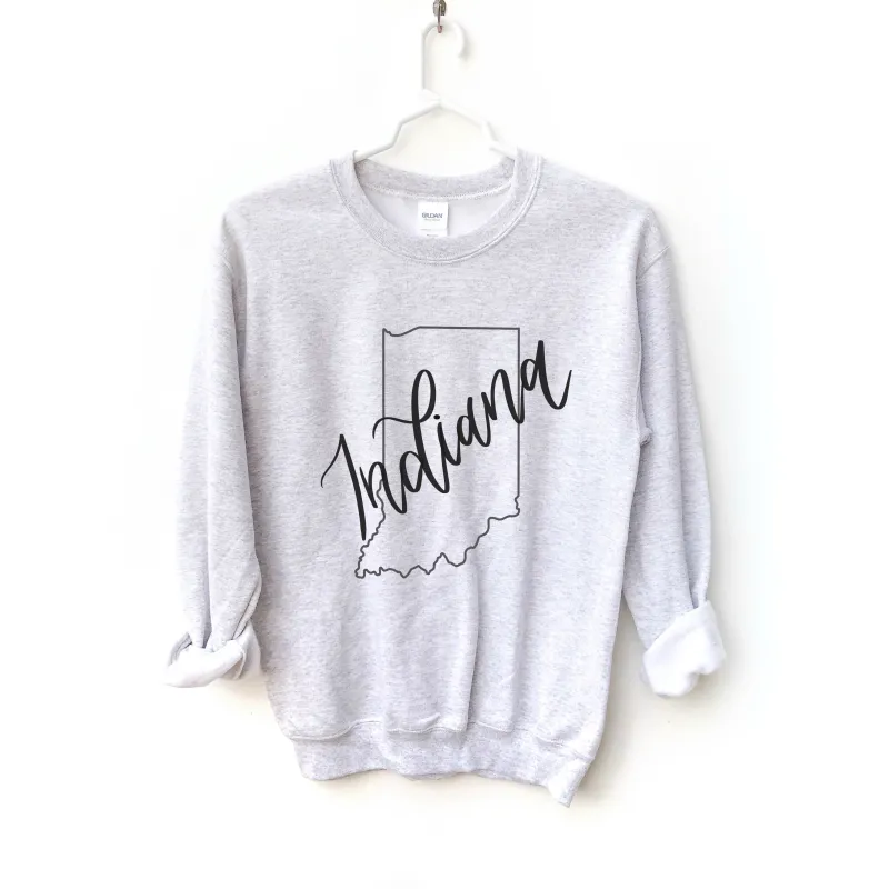 Indiana Crewneck Sweatshirt sold by Detailed Threads Boutique