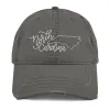 North Carolina Distressed Hat sold by Detailed Threads Boutique