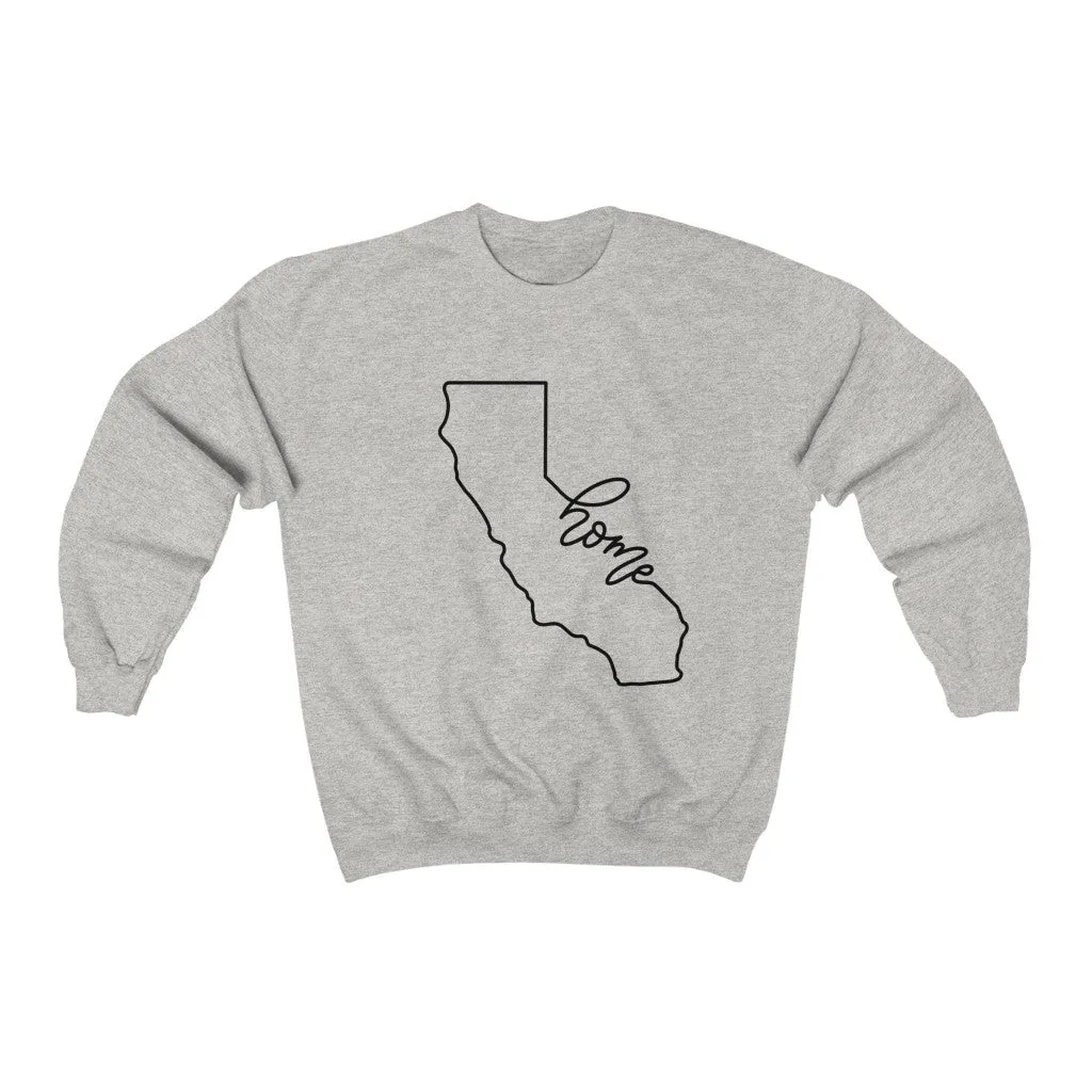 California Home Crewneck Sweatshirt sold by Detailed Threads Boutique product image thumbnail 2
