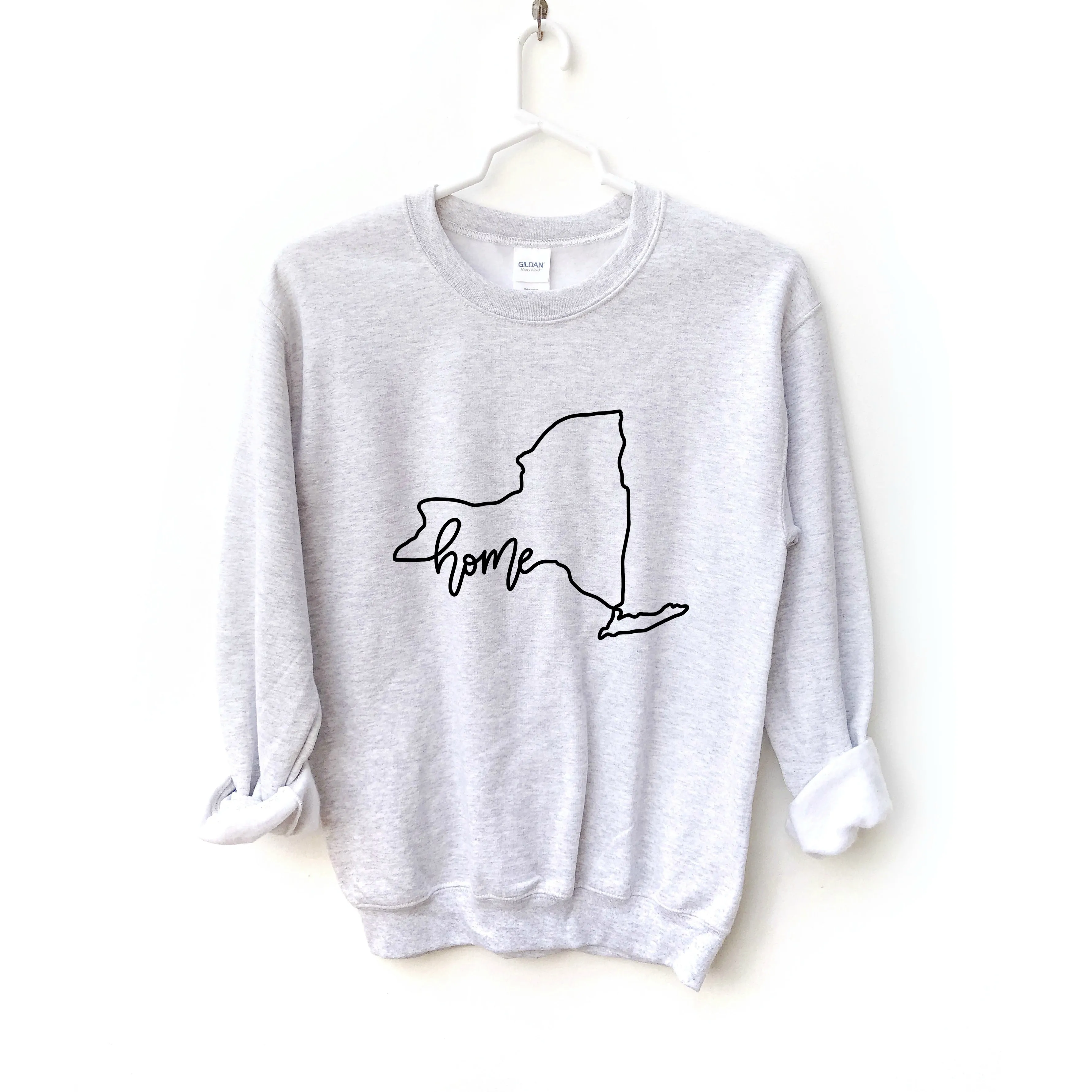 New York Home Crewneck Sweatshirt sold by Detailed Threads Boutique