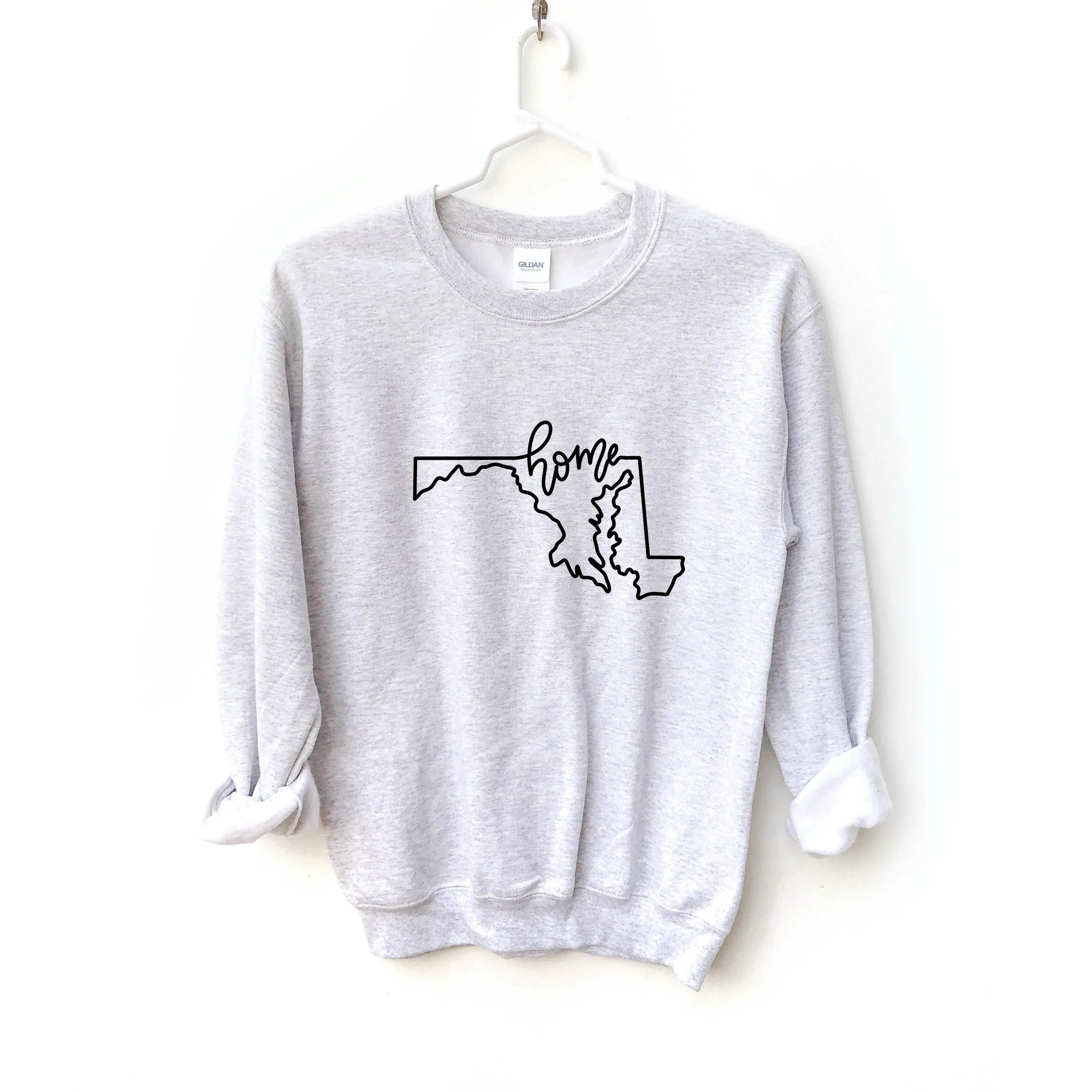 Maryland Home Crewneck Sweatshirt sold by Detailed Threads Boutique