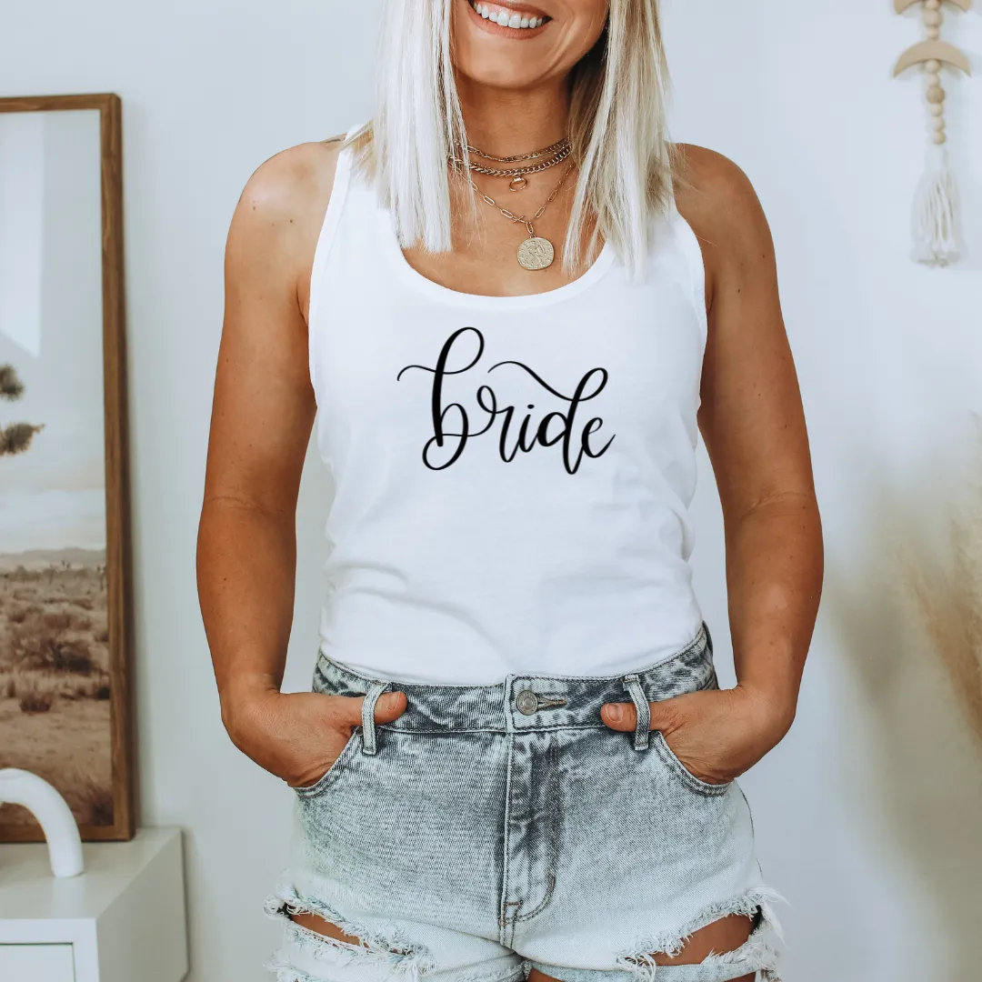 Bride Racerback Tank sold by Detailed Threads Boutique
