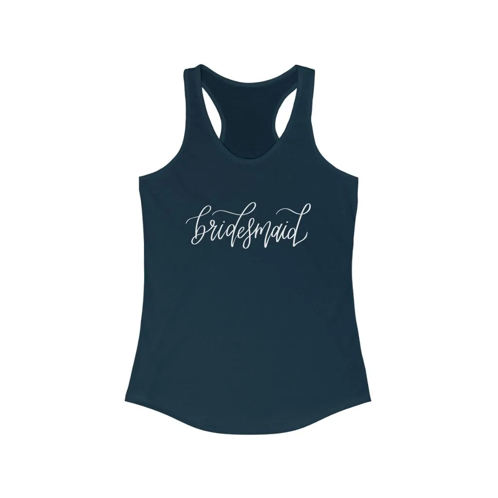 Bridesmaid Racerback Tank sold by Detailed Threads Boutique product image thumbnail 3