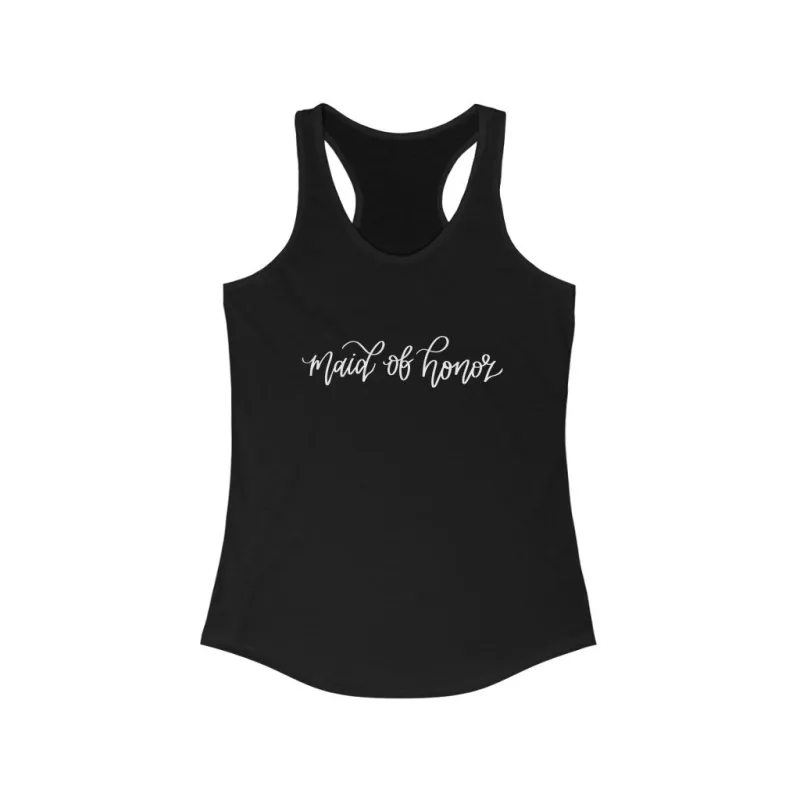 Maid Of Honor Racerback Tank sold by Detailed Threads Boutique