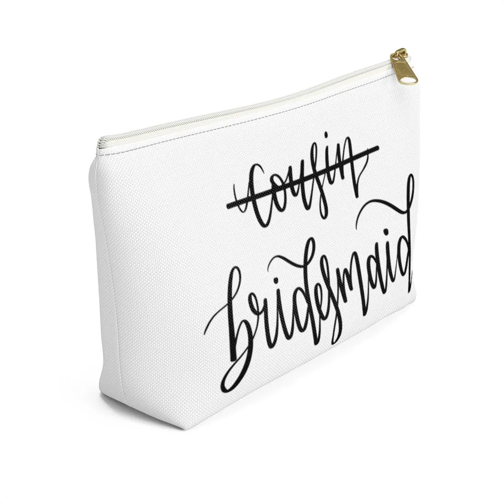 Cousin, Bridesmaid Makeup Bag sold by Detailed Threads Boutique product image thumbnail 3