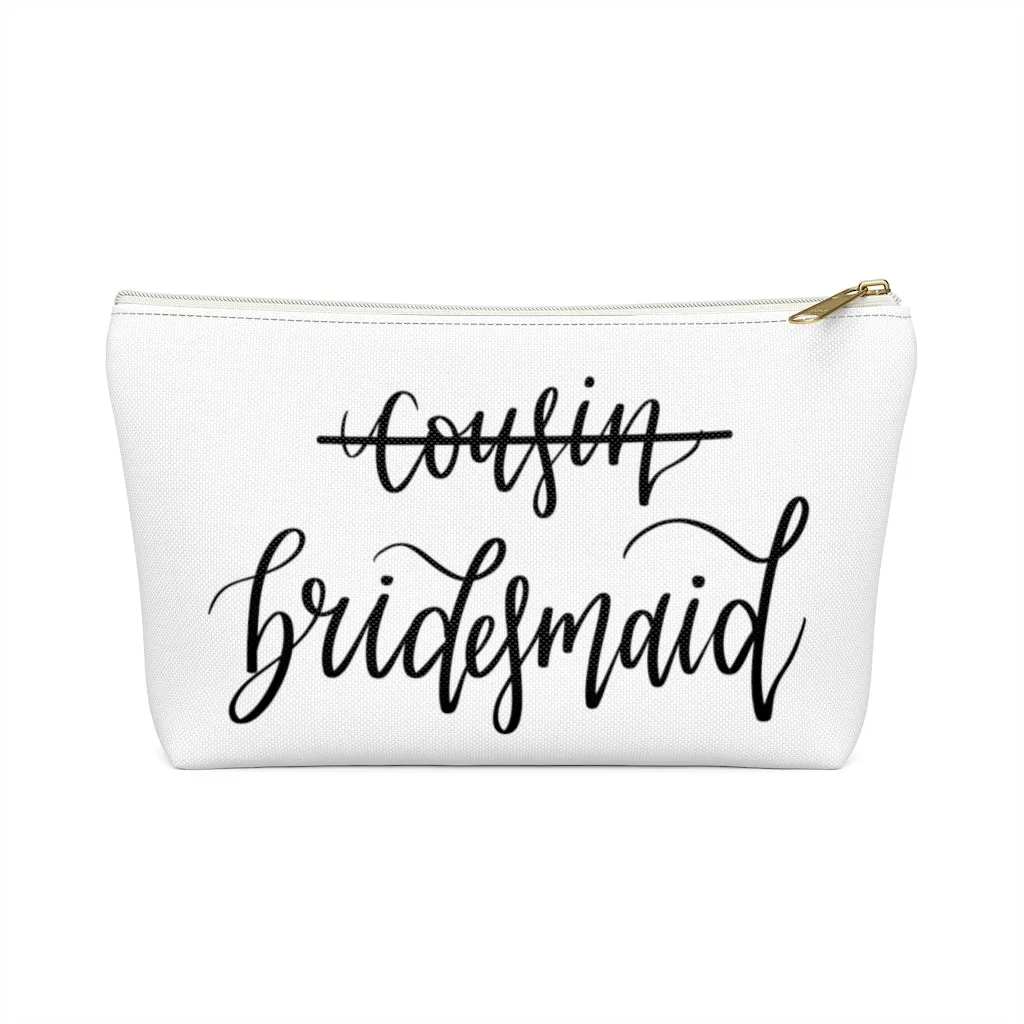 Cousin, Bridesmaid Makeup Bag sold by Detailed Threads Boutique