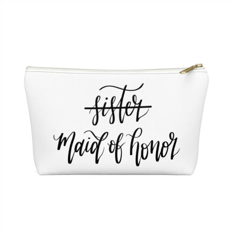 Sister, Maid of Honor Makeup Bag sold by Detailed Threads Boutique