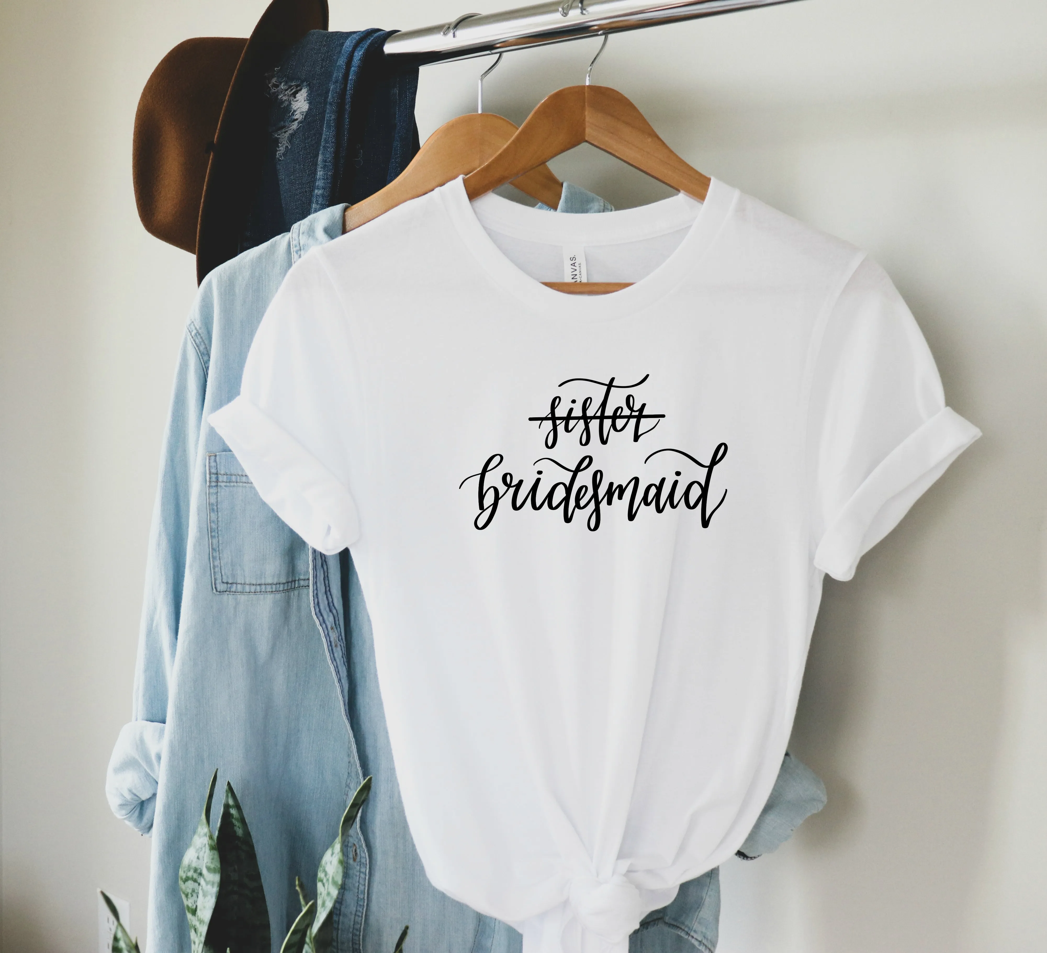 Sister, Bridesmaid Tee sold by Detailed Threads Boutique