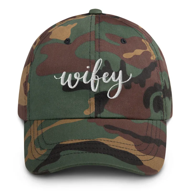 Wifey Embroidered Hat sold by Detailed Threads Boutique