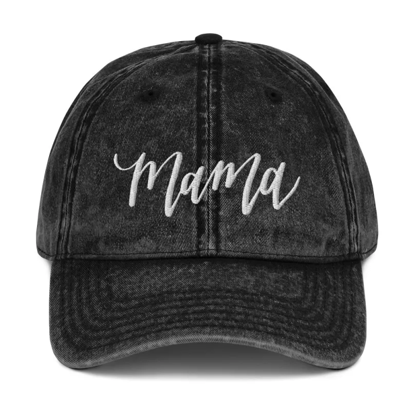 Vintage Denim Mama Hat sold by Detailed Threads Boutique