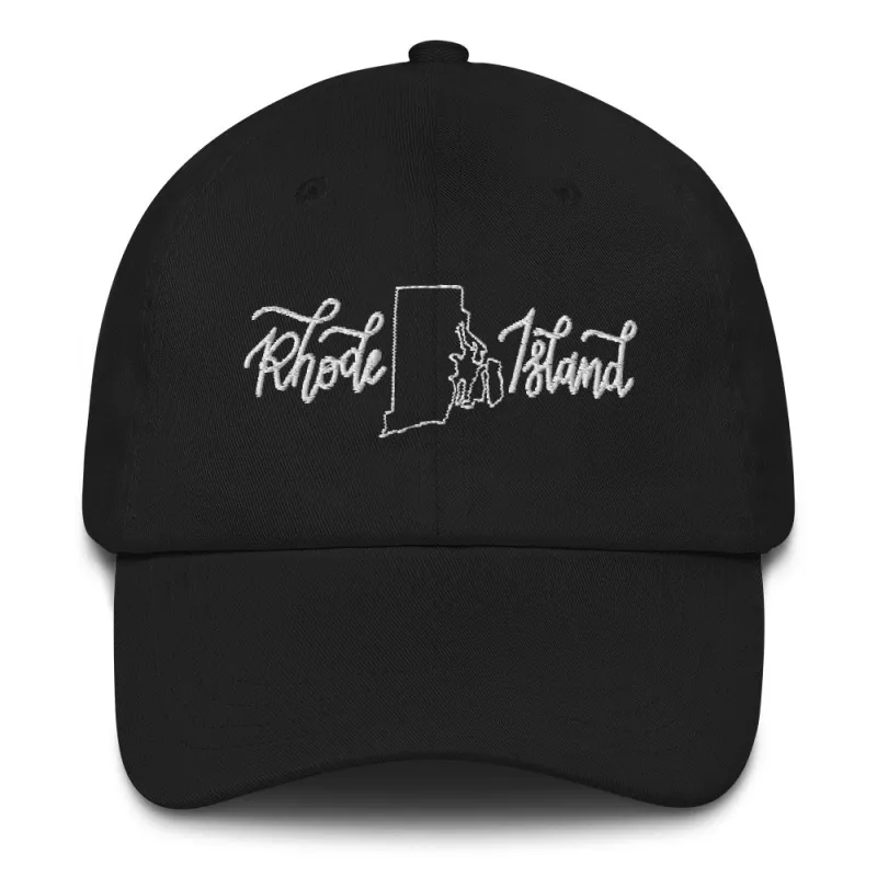 Rhode Island Embroidered Hat sold by Detailed Threads Boutique