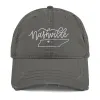 Nashville Distressed Hat sold by Detailed Threads Boutique