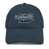Nashville Distressed Hat sold by Detailed Threads Boutique