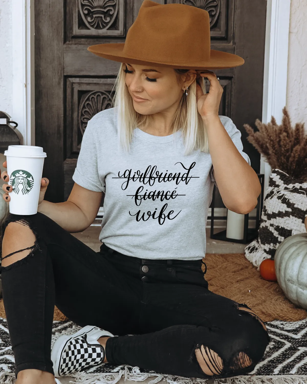 Girlfriend, Fiance, Wife Tee sold by Detailed Threads Boutique product image thumbnail 2