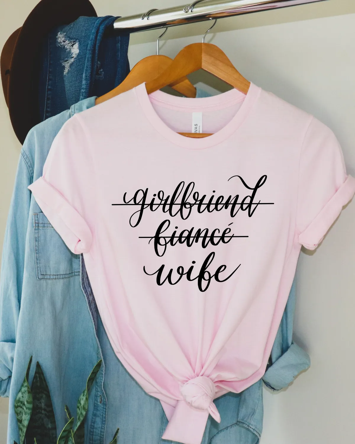 Girlfriend, Fiance, Wife Tee sold by Detailed Threads Boutique product image thumbnail 5