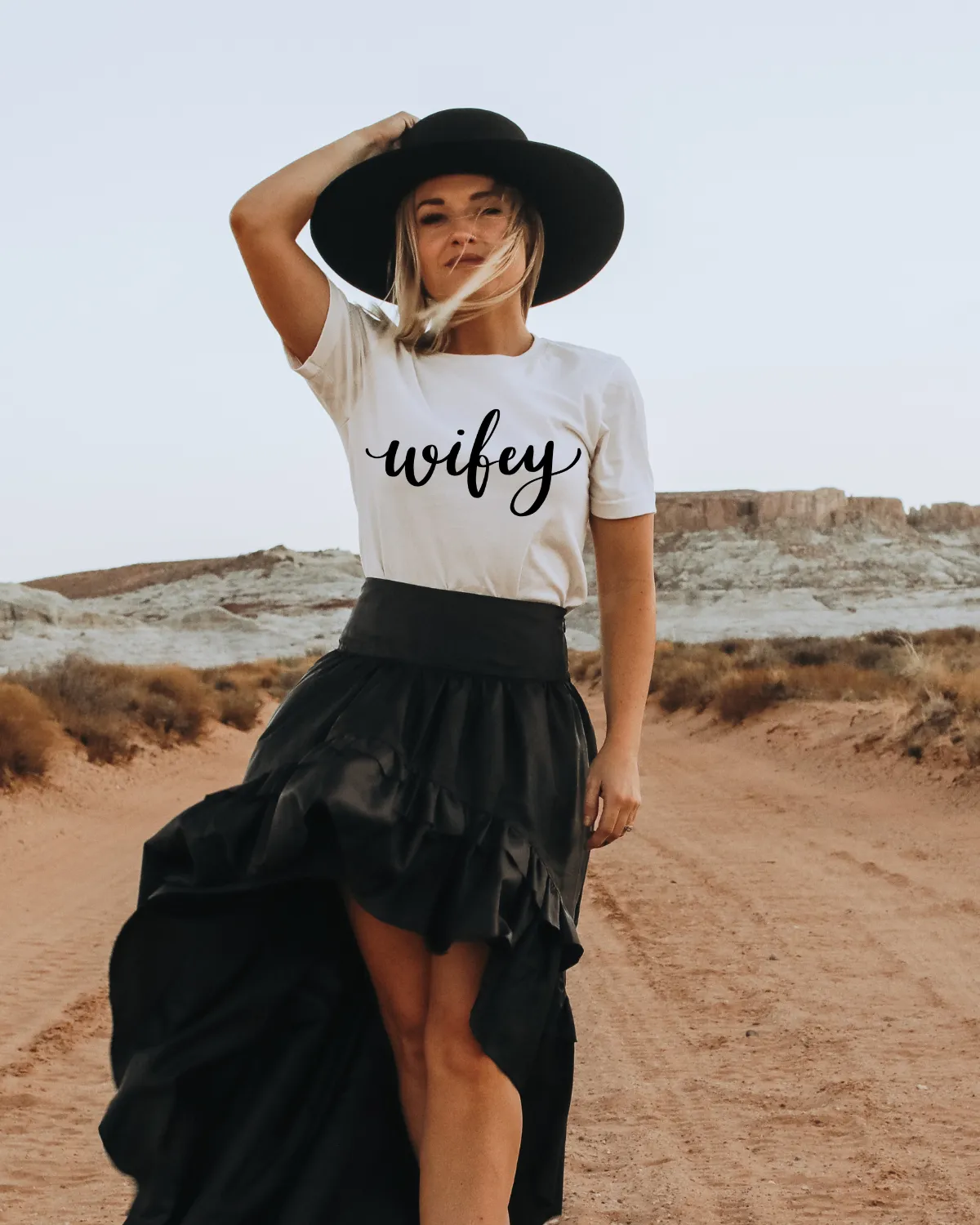 Wifey Tee sold by Detailed Threads Boutique product image thumbnail 4