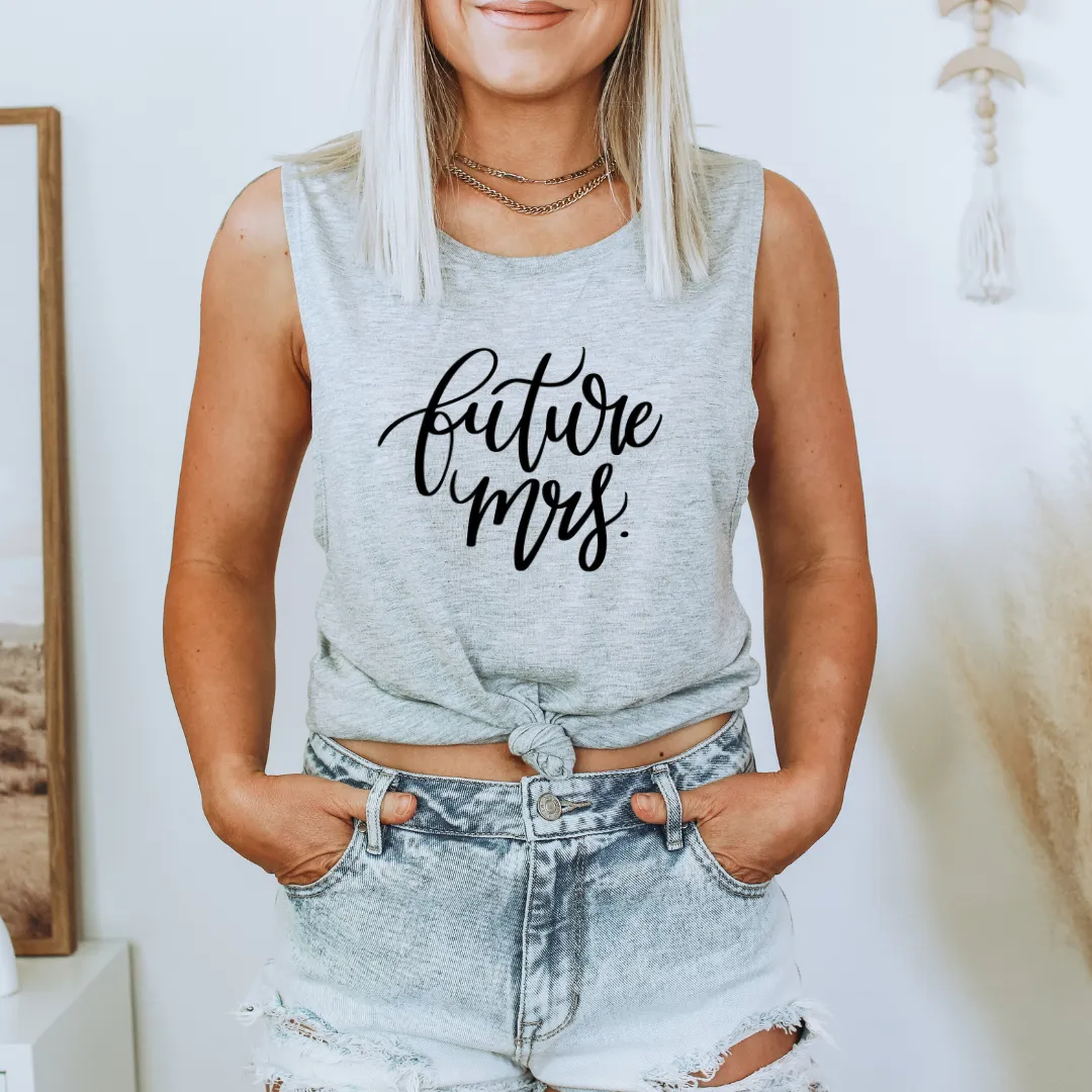 Future Mrs. Scoop Muscle Tank sold by Detailed Threads Boutique product image thumbnail 2