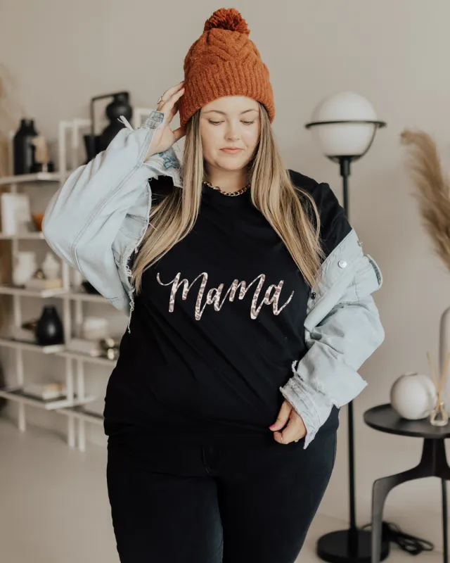 Mama Leopard Tee sold by Detailed Threads Boutique