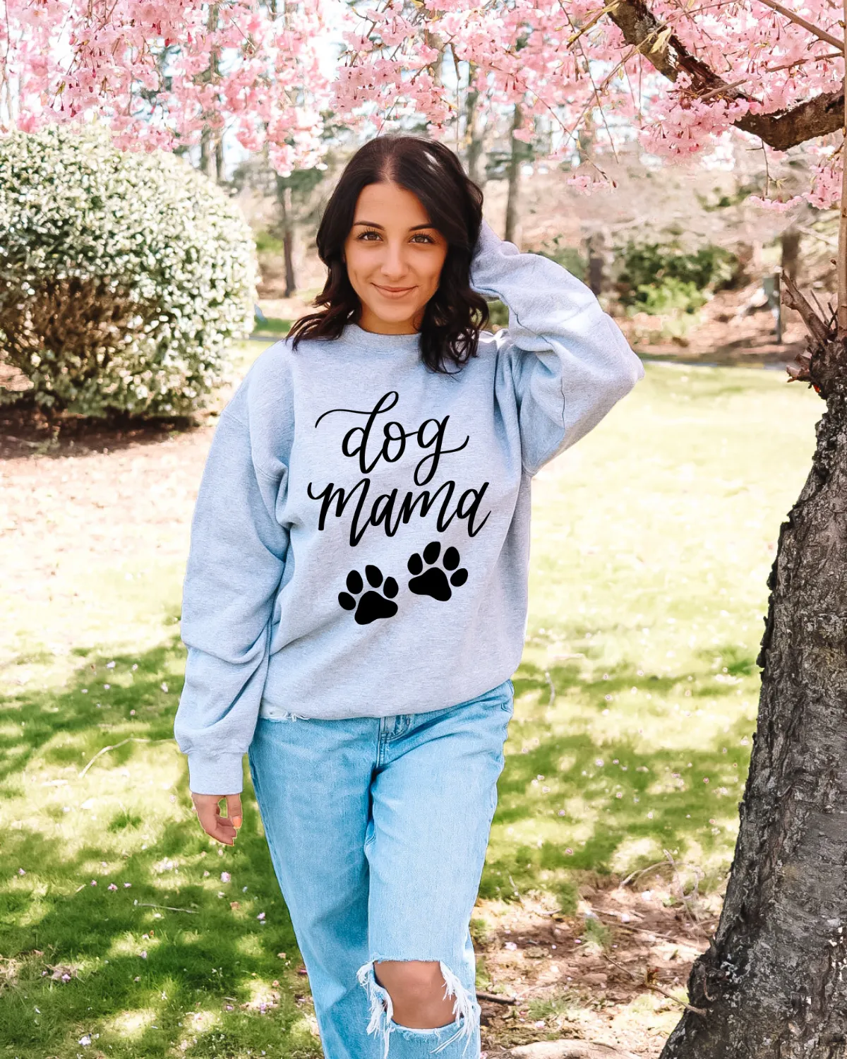 Dog Mama Sweatshirt sold by Detailed Threads Boutique product image thumbnail 3