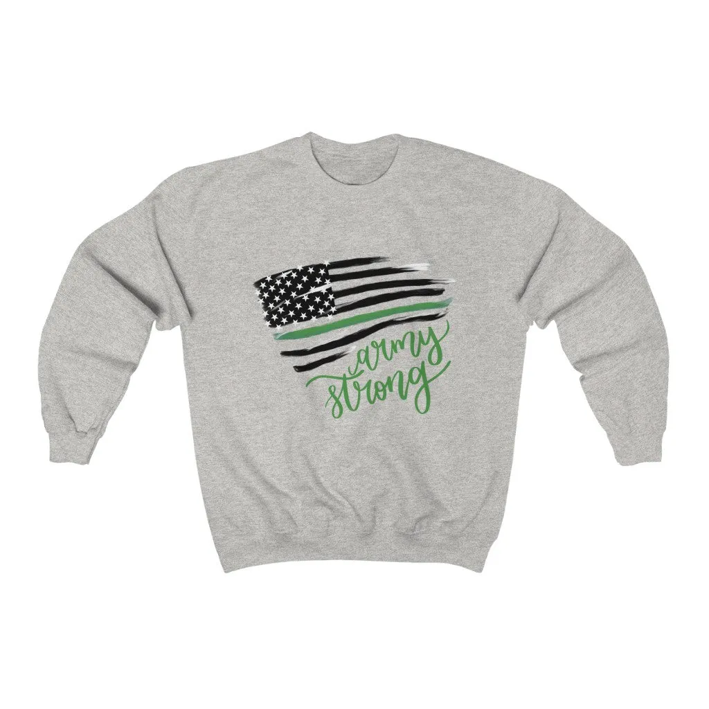Army Strong Sweatshirt sold by Detailed Threads Boutique product image thumbnail 2