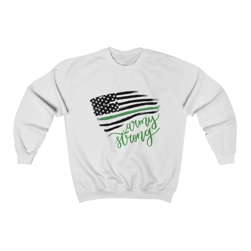 Army Strong Sweatshirt sold by Detailed Threads Boutique product image thumbnail 3