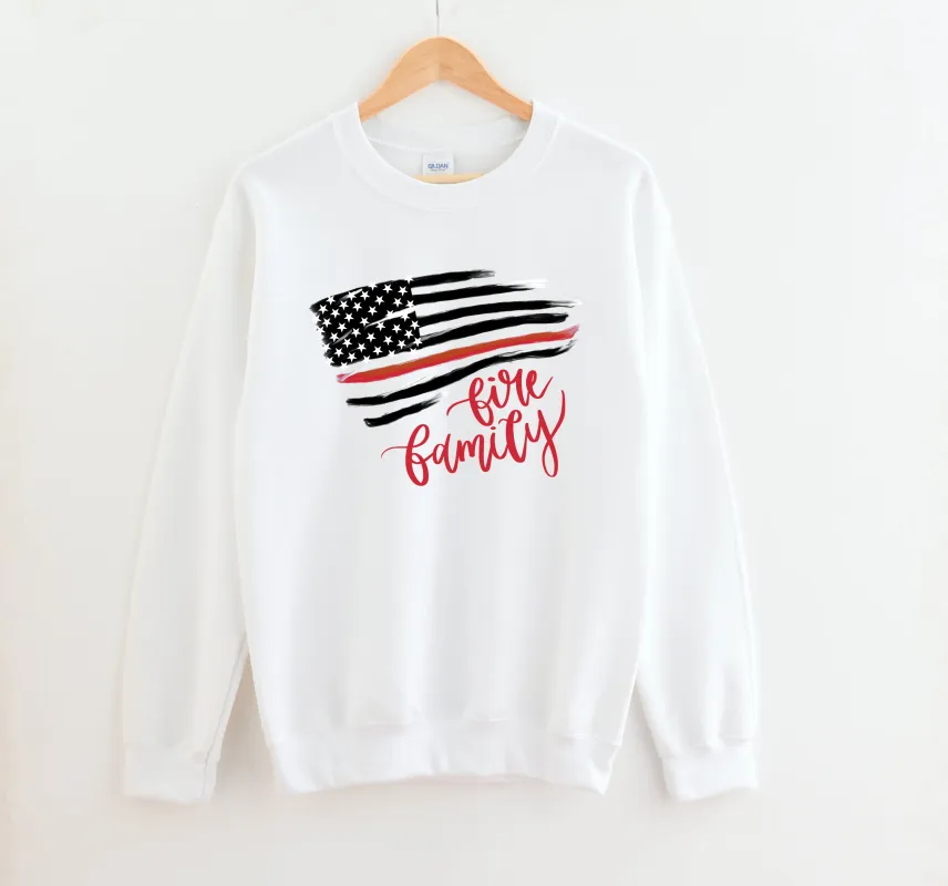 Fire Family Sweatshirt sold by Detailed Threads Boutique