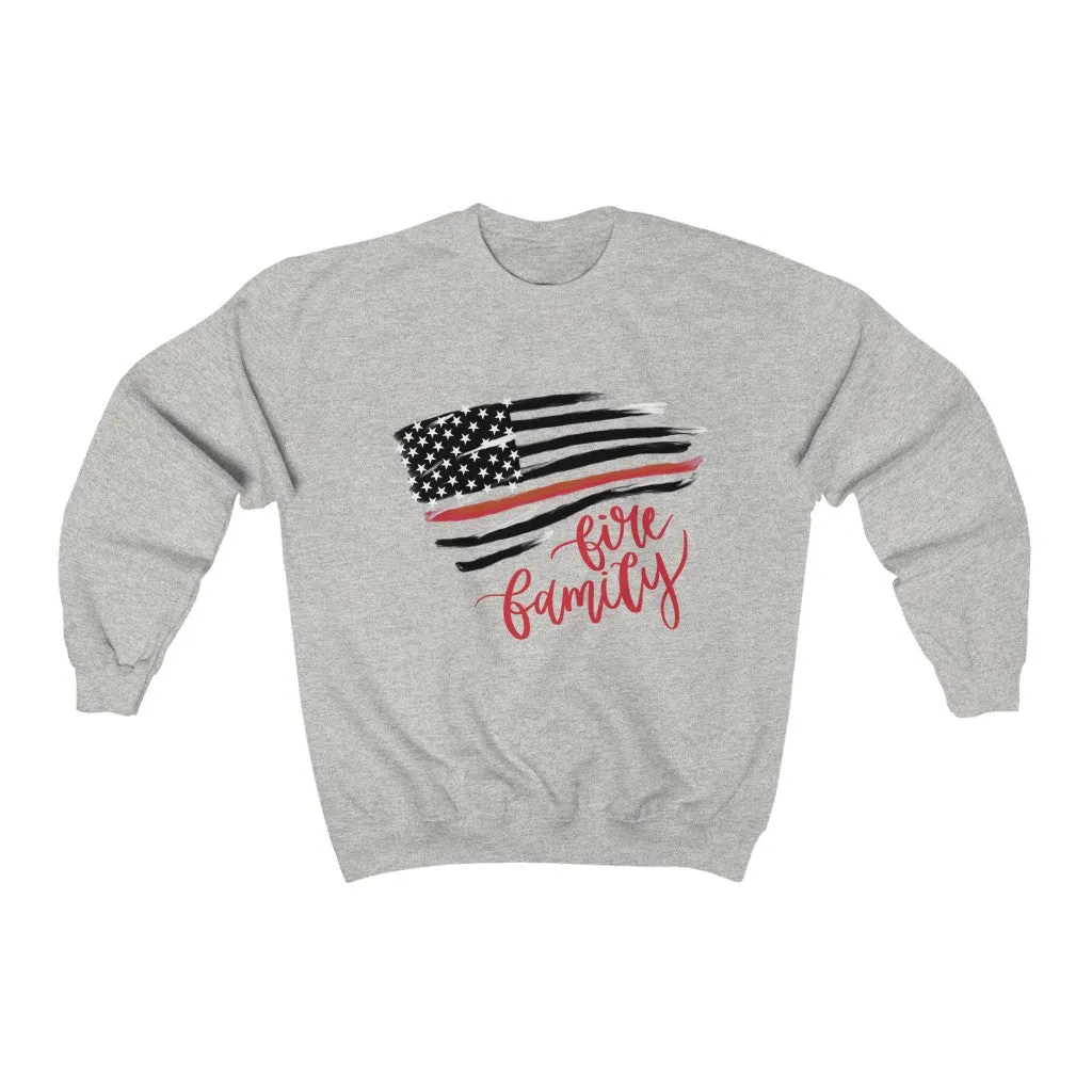 Fire Family Sweatshirt sold by Detailed Threads Boutique product image thumbnail 3