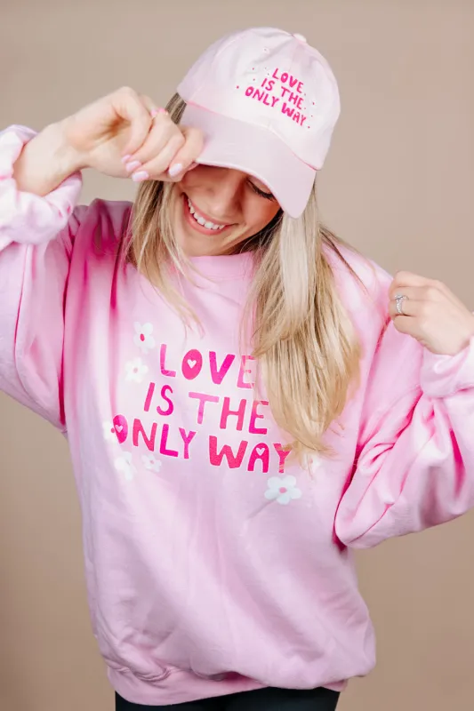 Love Is The Only Way Embroidered Hat sold by Detailed Threads Boutique