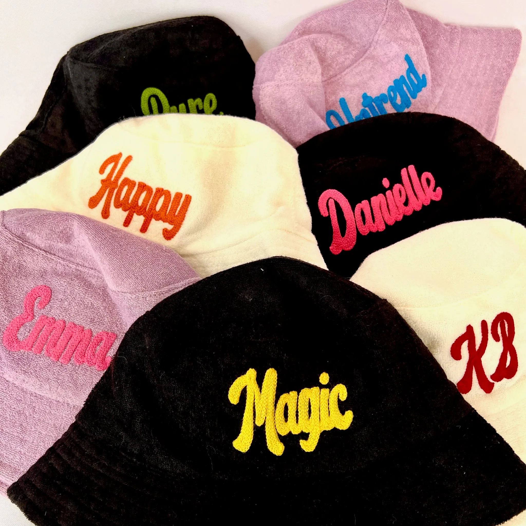 Custom Terry Cloth Bucket Hat sold by Em John product image thumbnail 5