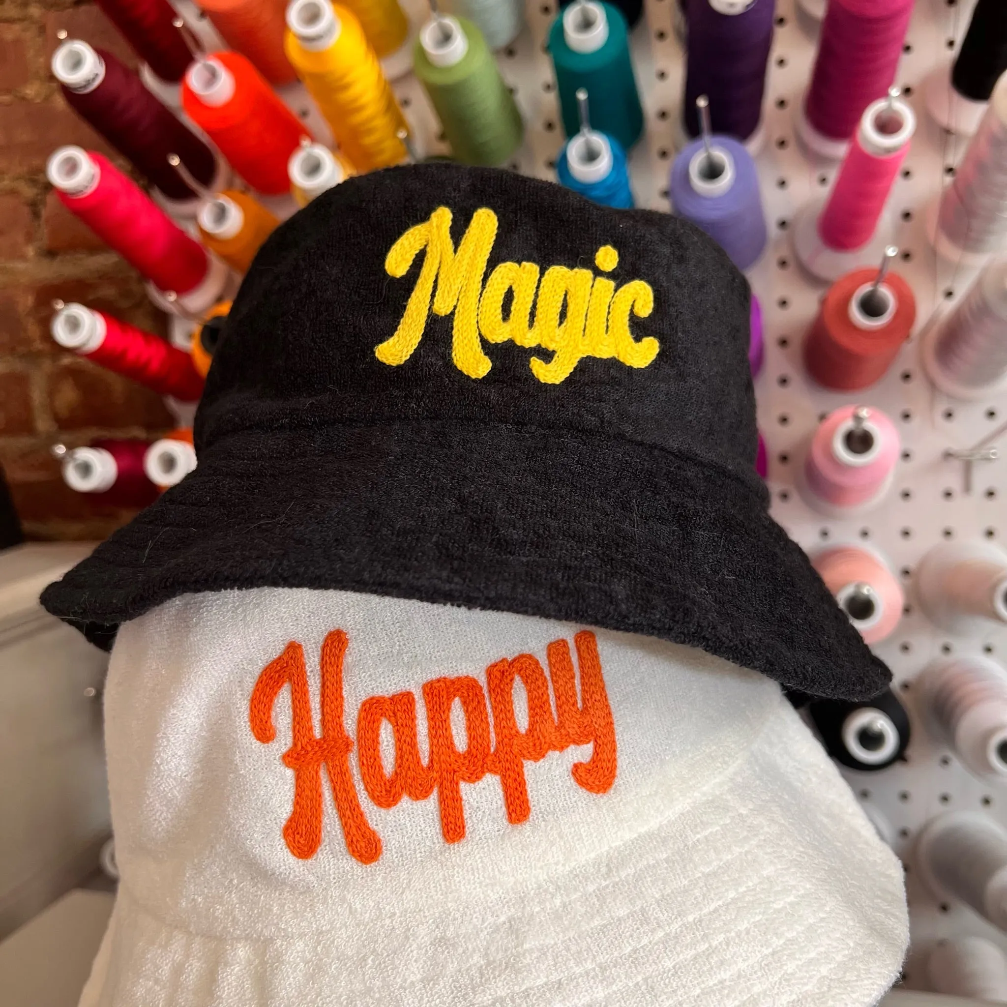 Custom Terry Cloth Bucket Hat sold by Em John product image thumbnail 4