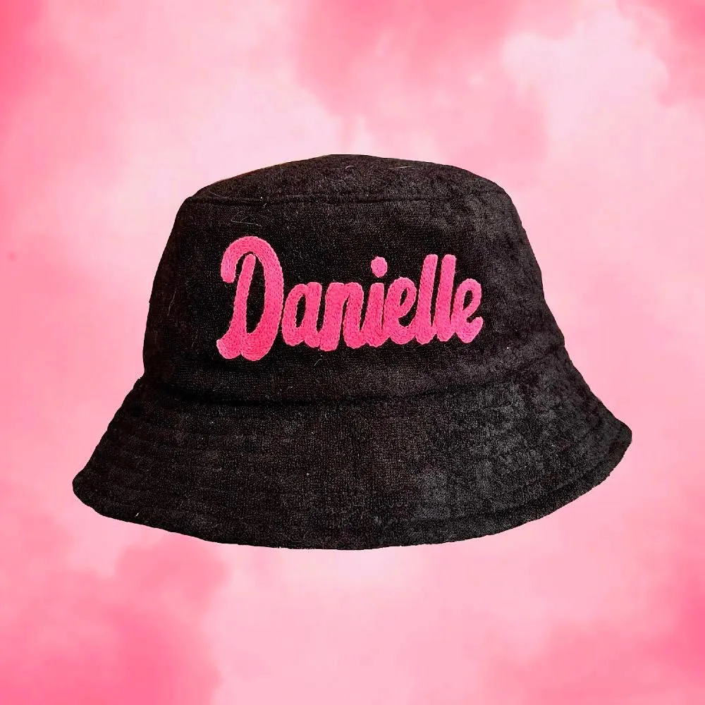 Custom Terry Cloth Bucket Hat sold by Em John