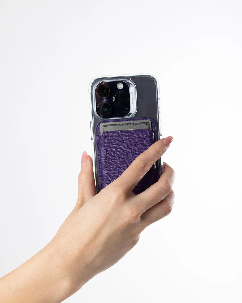 Magnetic Leather Card Holder Phone Case sold by Em John product image thumbnail 5