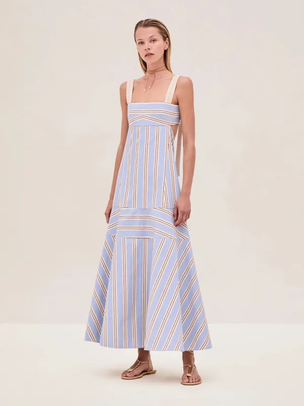 Alexis - Talette Dress - Havana Stripes sold by Jessie Boutique